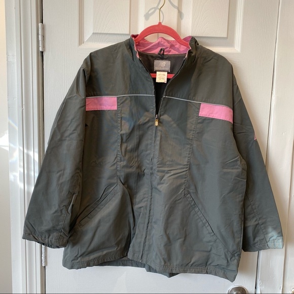 New Balance Running Jacket Gray and Pink - Picture 7 of 15